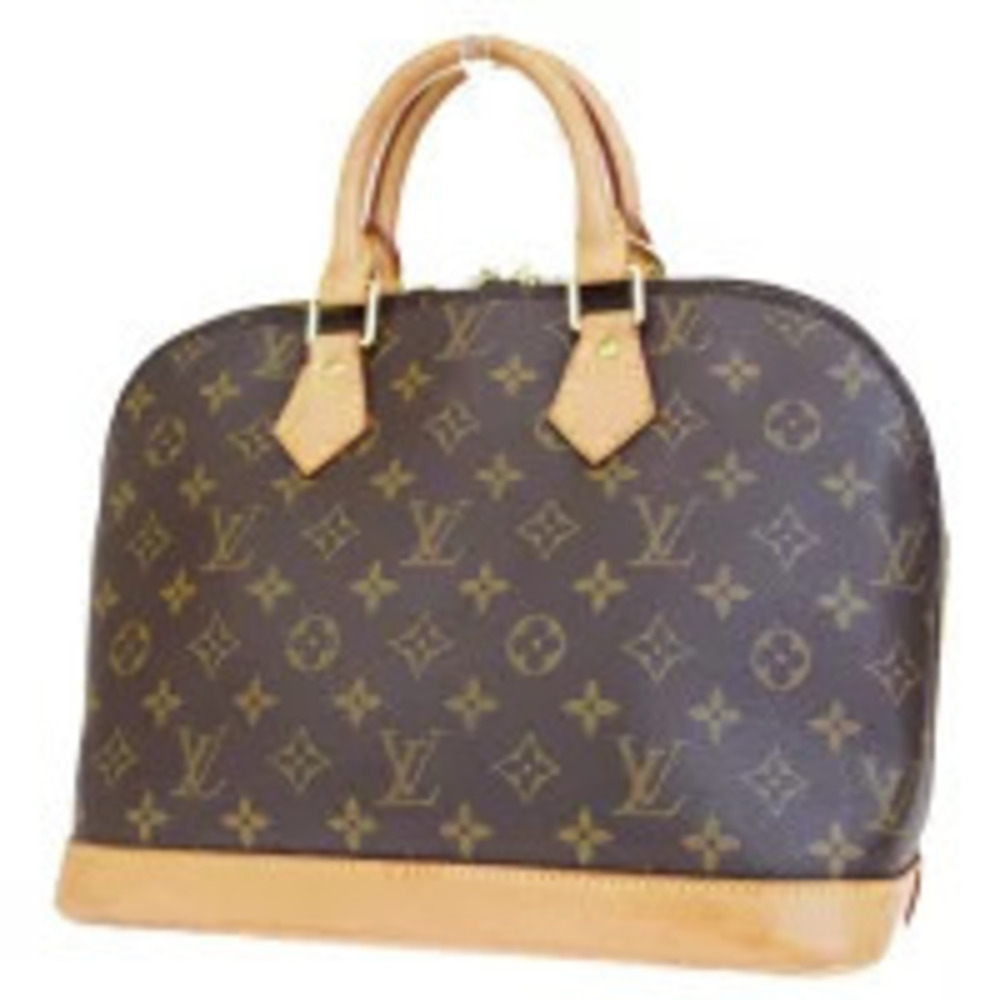 Louis Vuitton Alma Handbag Monogram Leather